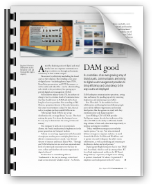 Communicate Magazine feature on Digital Asset Management