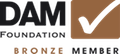 The DAM Foundation logo