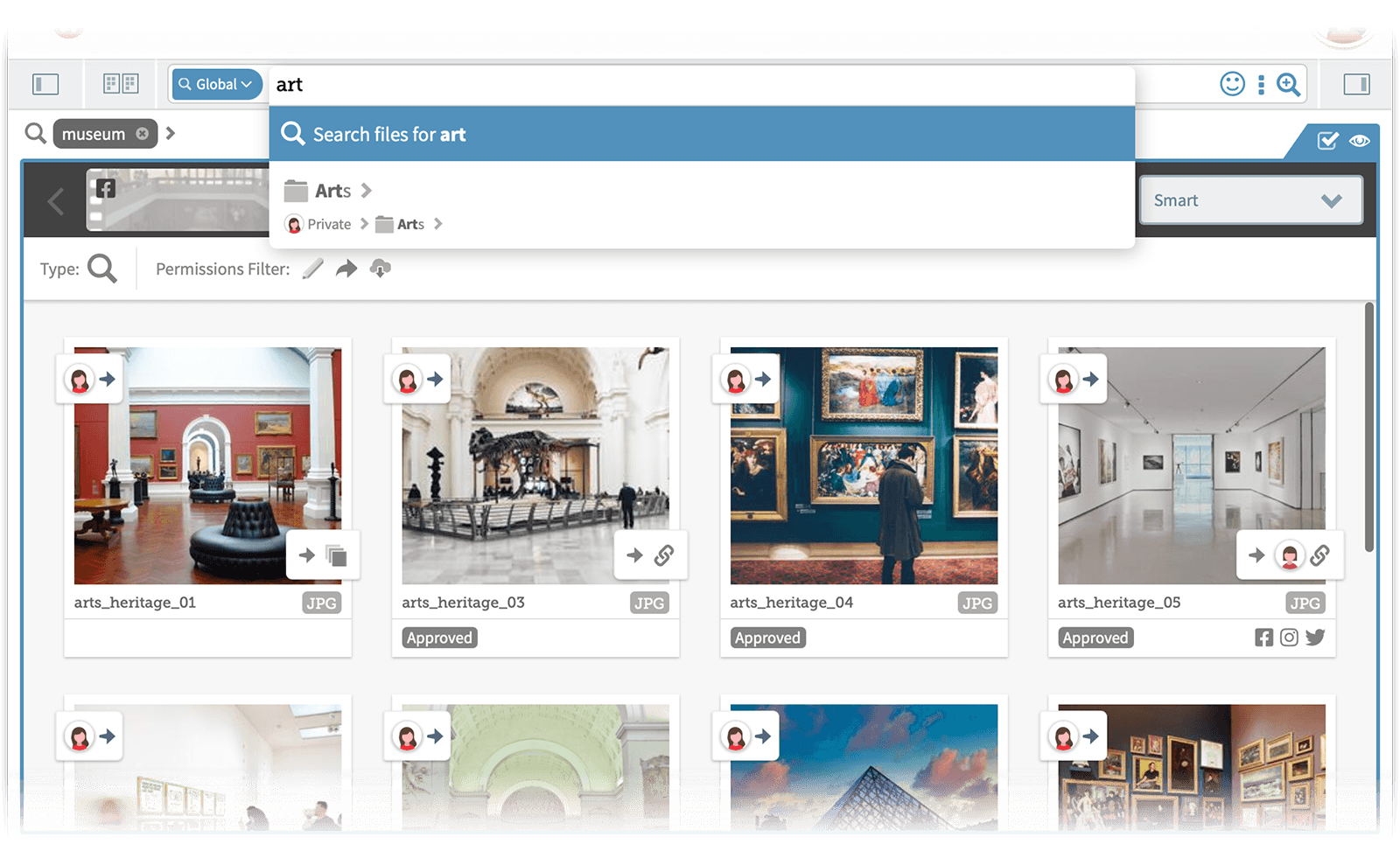 Managing tagging and metadata - DAM search engine