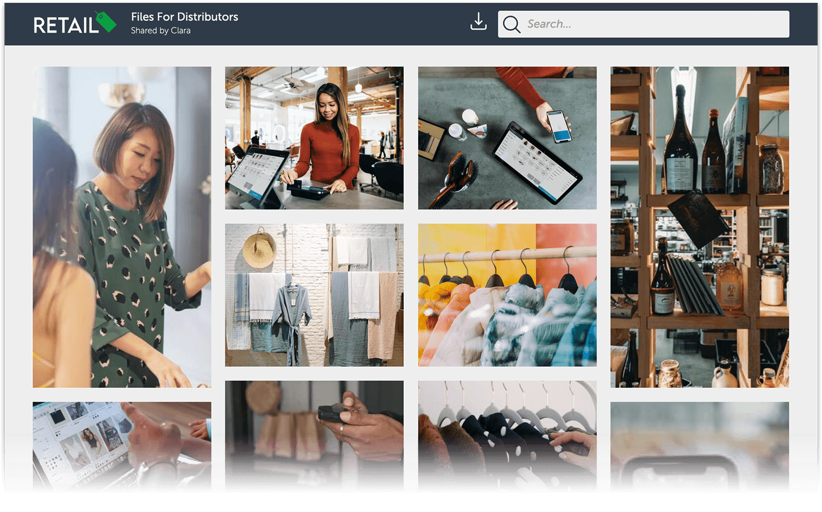 Publishing digital assets to retail portals