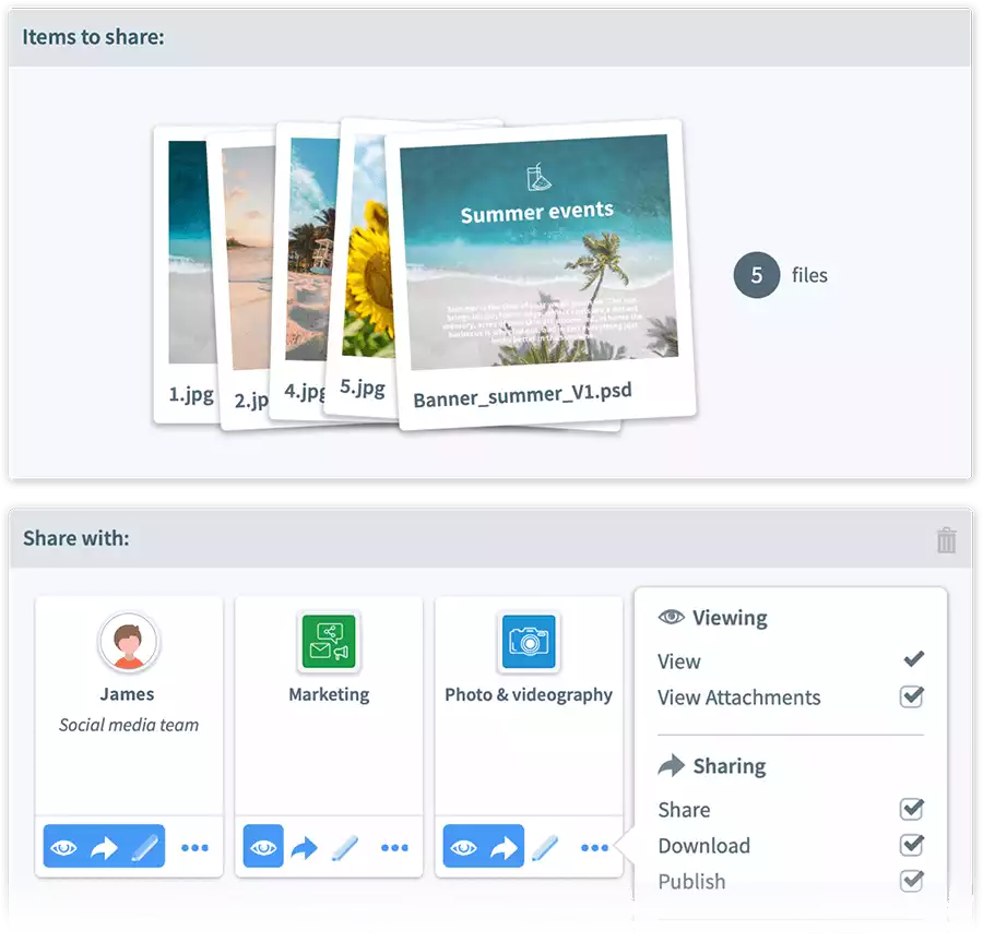 Share projects as links and publishing using Third Light