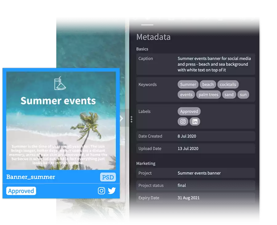 Managing tagging and metadata - Adobe XMP and IPTC