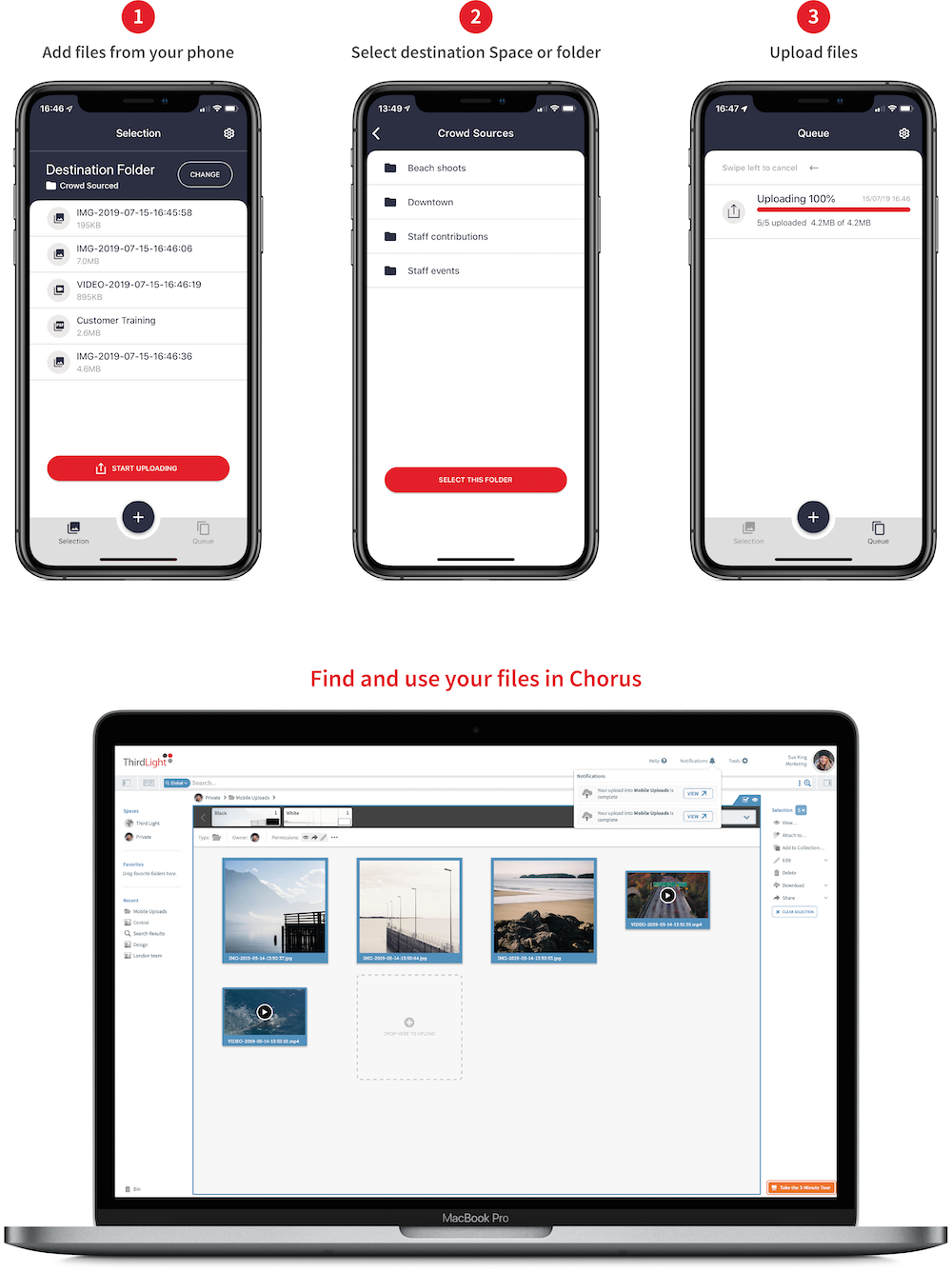 Chorus Digital Media Library Mobile App