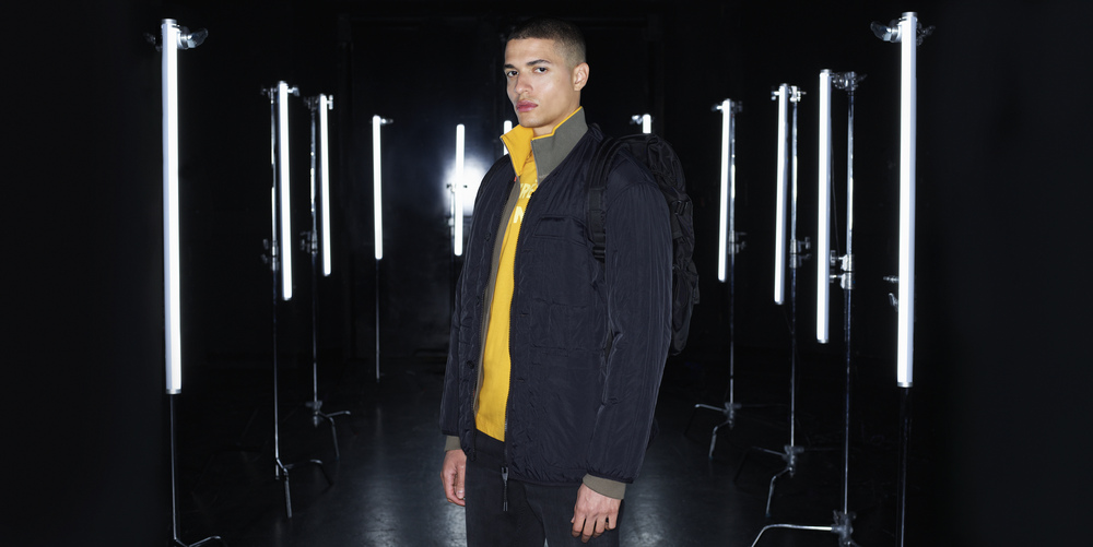 A model from French Connection autumn winter campaign