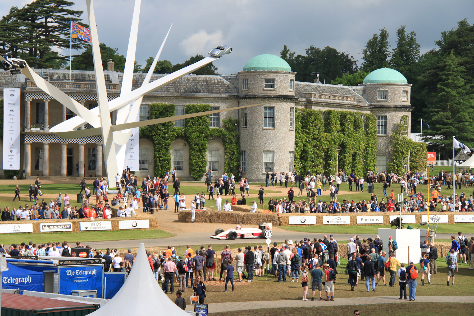 Visitors at the iconic Goodwood Estate