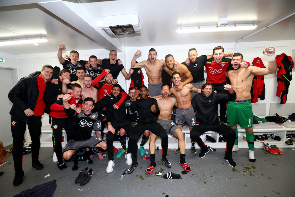 Southampton Football Club, dressing room celebrations