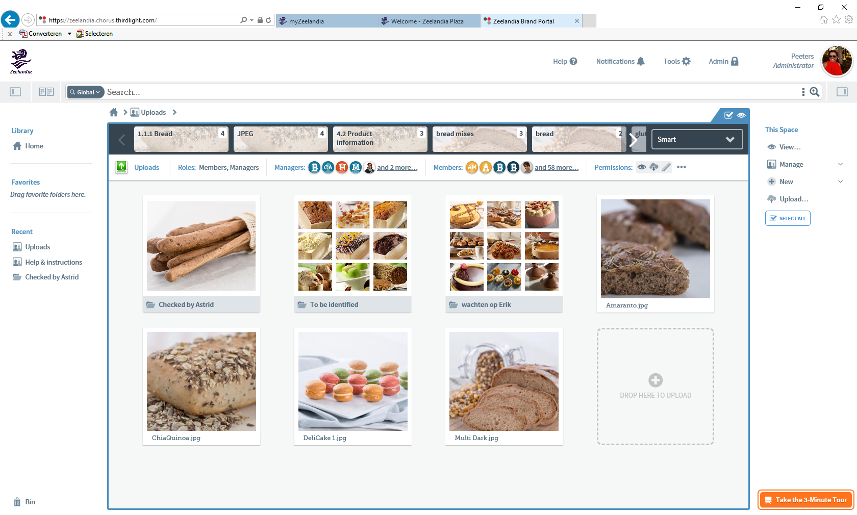 Chorus Digital media library for Zeelandia