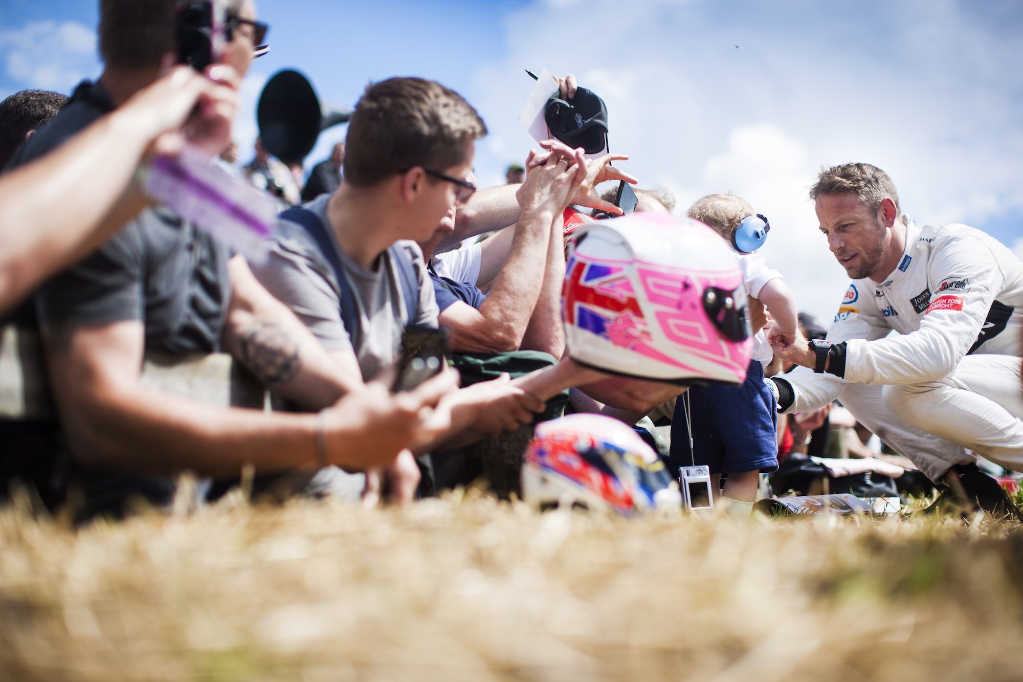 Visitors at the iconic Goodwood Estate