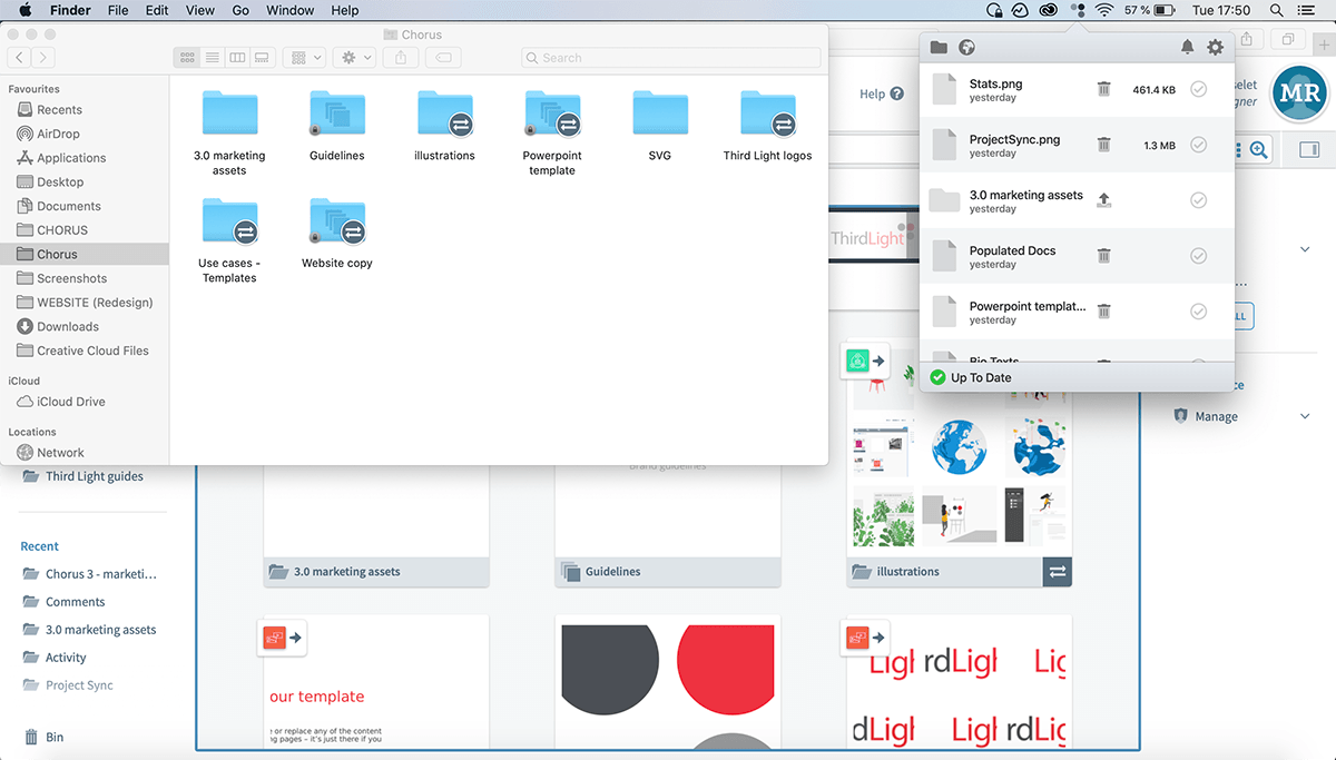 Project Sync in action
