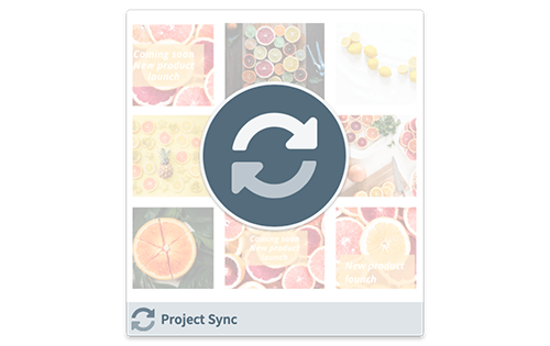Delivering new content to users with file synchronization from DAM