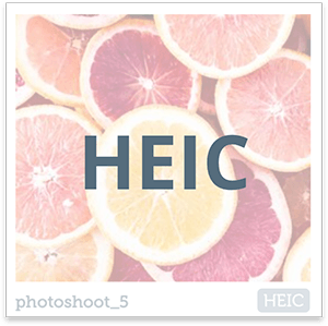 Upload HEIC files