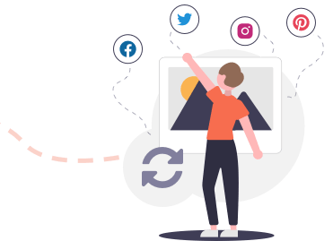 Automatically publish digital assets to social media
